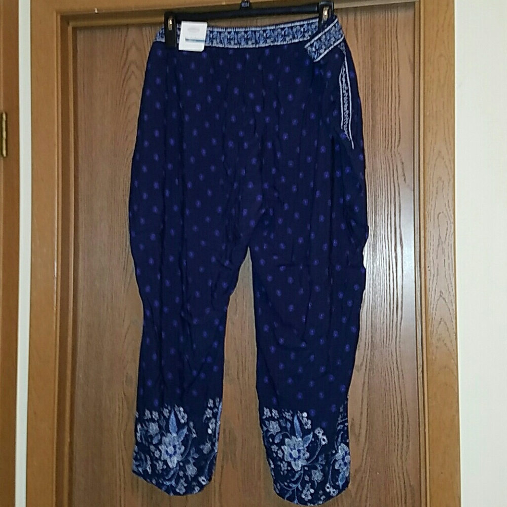 Blue print pants - Picture 4 of 6